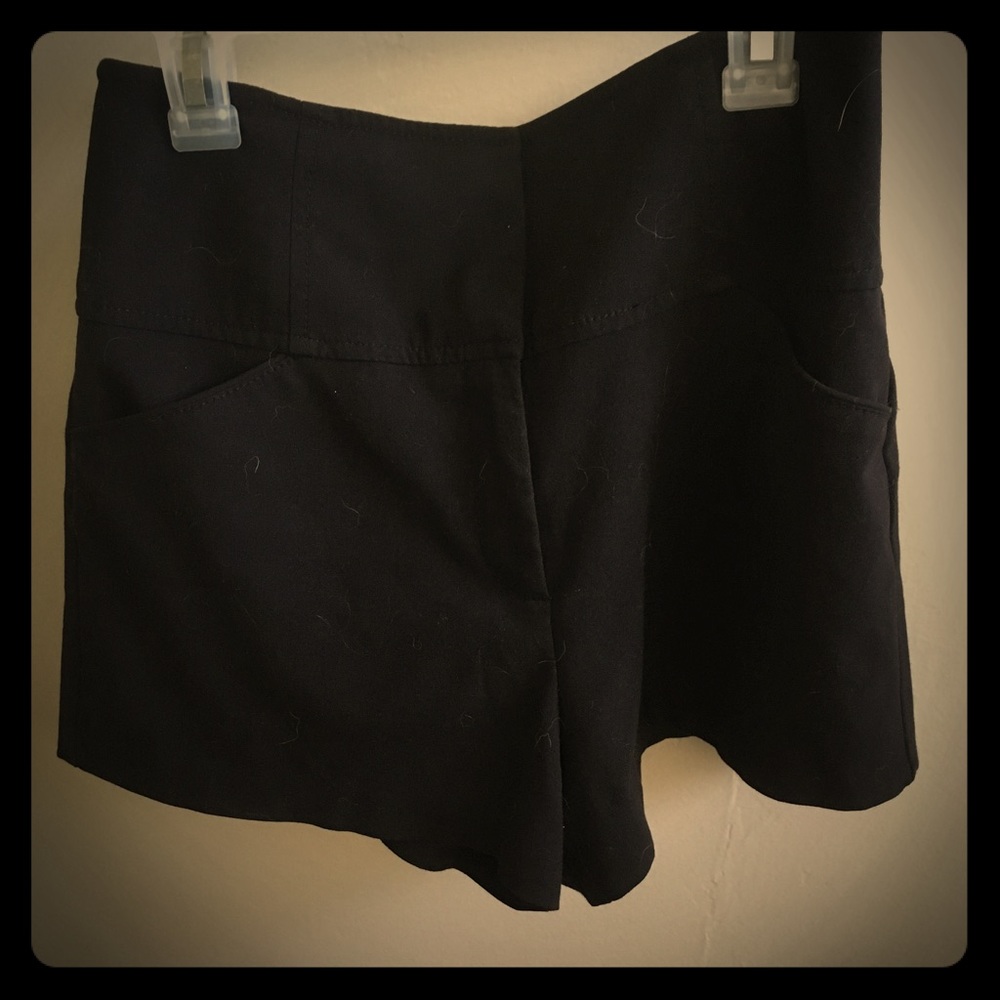Forever 21 Black High-Waisted Shorts